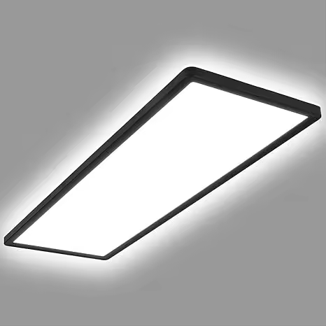 LEDKIA LIGHTING - Plafón LED 24W Rectangular | SwitchCCT Doble Cara | Luz Seleccionable 3000 lm (Cálido-Neutro-Frío) | Instalación Sencilla | No Parpadea - 1