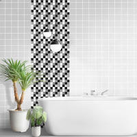 Papel Tapiz De Mosaico Impermeable Autoadhesivo 3D Para Cocina Baño Decoración Del Hogar Adhesivo De Pared PVC Clásico - details 25