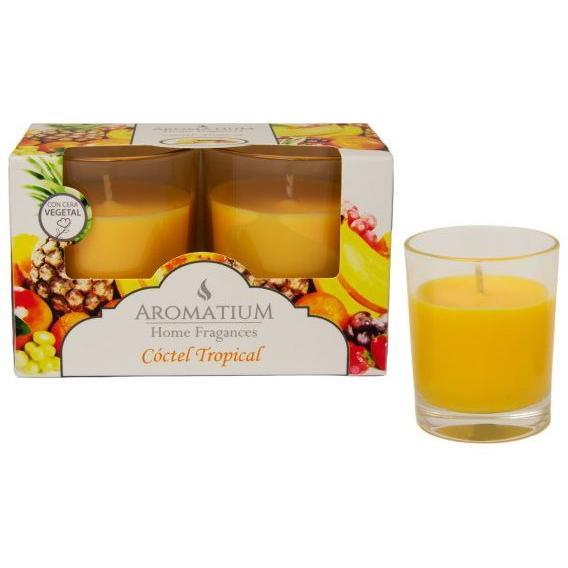 VELAS MARTÍNEZ MORALES Vela Cóctel Tropical 2 uds Vela Perfumada