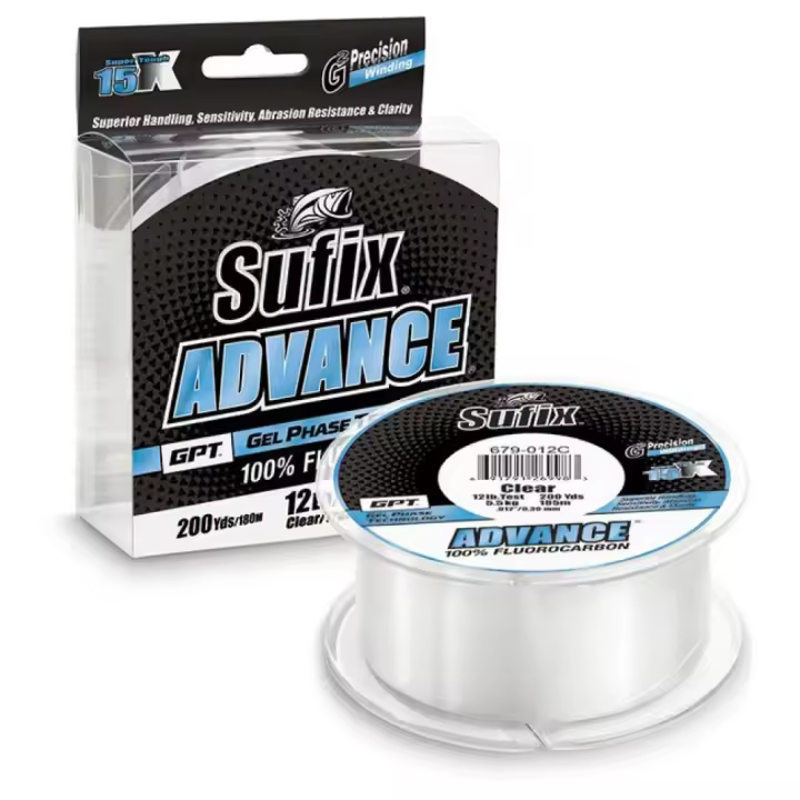 Sufix Fluorocarbono Advance G2 91 M Transparente - 1