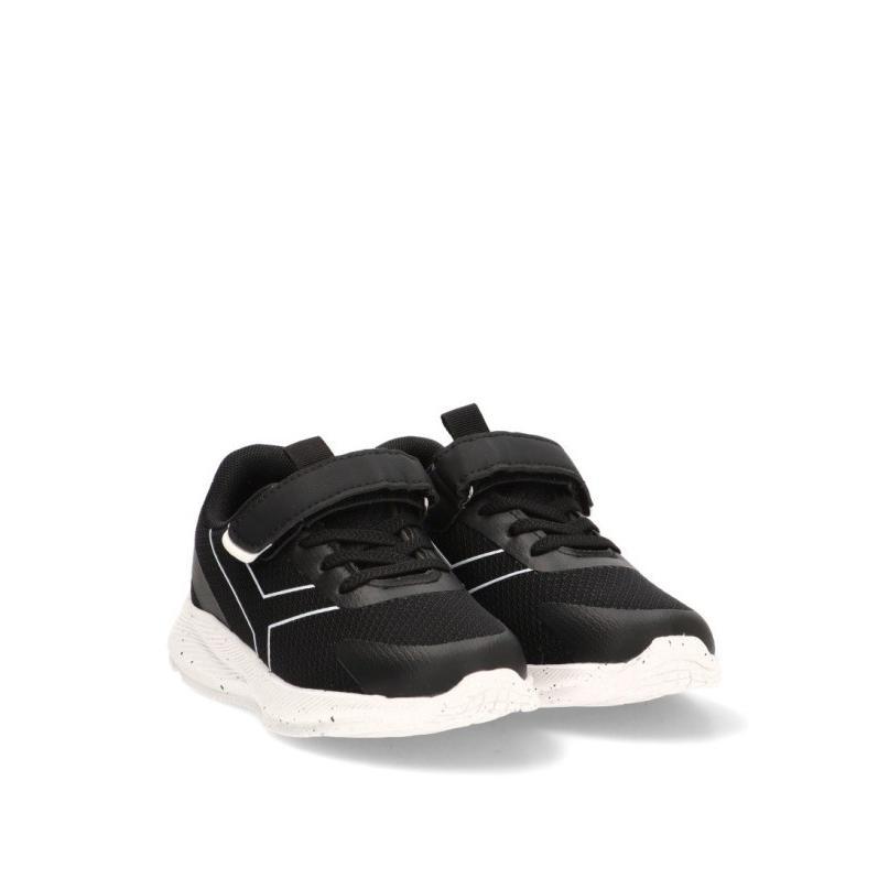 Zapatillas Casual Etika - Niño - Suela Plana - Modelo 52479 - Color Negro