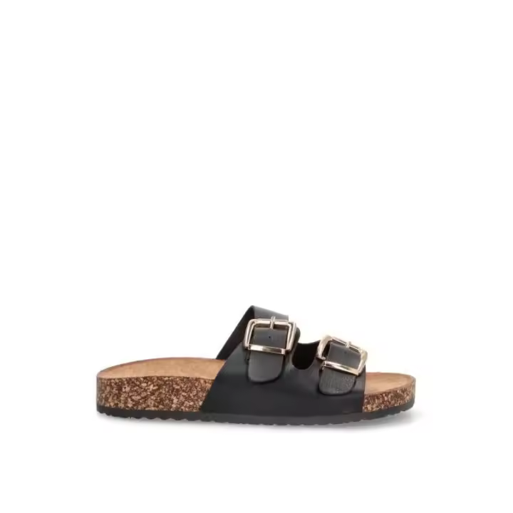 Sandalia Soraia - Mujer - Suela Plana - Modelo Hx-2u4a - Color Negro - 1
