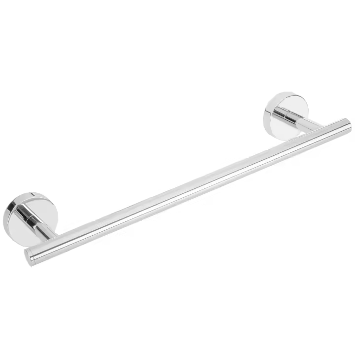 Toallero barra para pared cromado 350x60x76mm modelo Paddy - PrimeMatik - 1