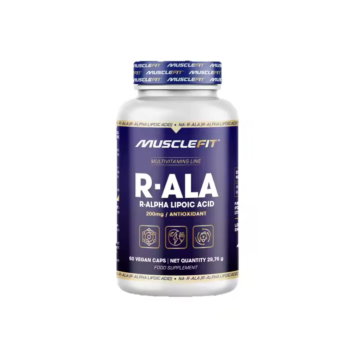 R-ALA Ácido ALFA - R Lipoico - MuscleFit│60 cápsulas│MUSCLECULT│Antioxidante - 1