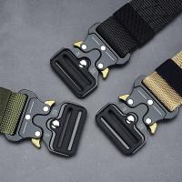 Cinturón Táctico Multifuncional De Lona De Náilon Para Montañismo Al Aire Libre Para Adultos De Género Unisex Con Hebilla De 4cm - details 8