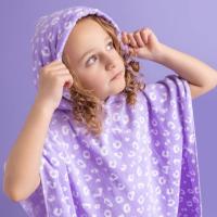 Poncho de Playa para peques de 3 a 6 años Lila Panther de Swim Essentials - details 0