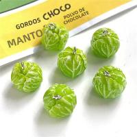 10Pcs Encantos De Resina En Forma De Brócoli 3D Para Manualidades Joyería DIY Pendientes De Comida Simulada Regalos Creativos - details 1