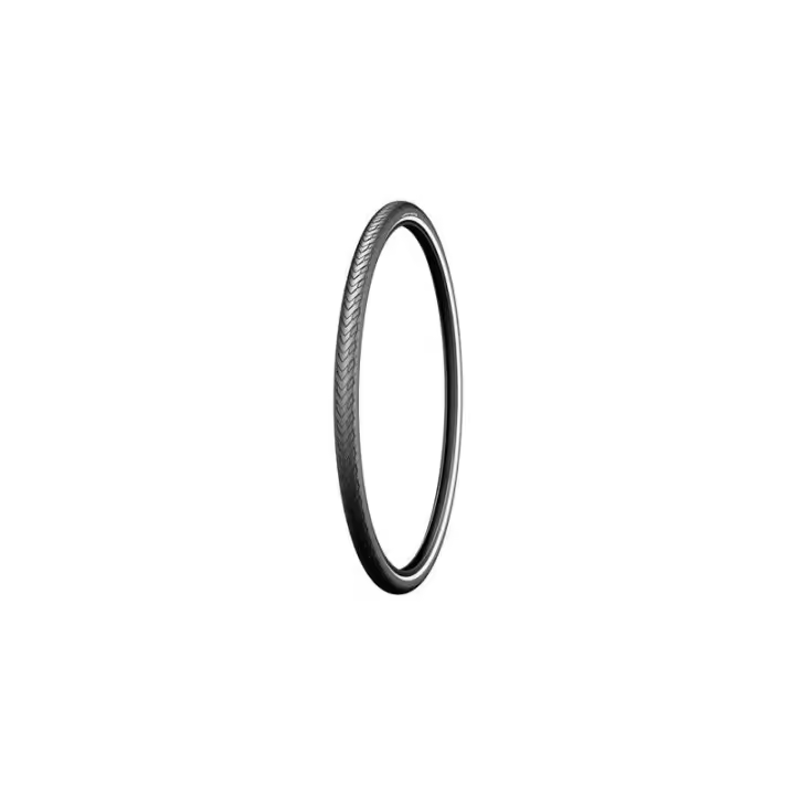 Michelin - Cubierta Protek 700x28c para bicicleta eléctrica E-Bike Ready hasta 25 km/h, con protección anti-pinchazos de 1 mm, agarre excepcional en mojado y terrenos resbaladizos, ideal para asfalto y caminos pavimentados - 1
