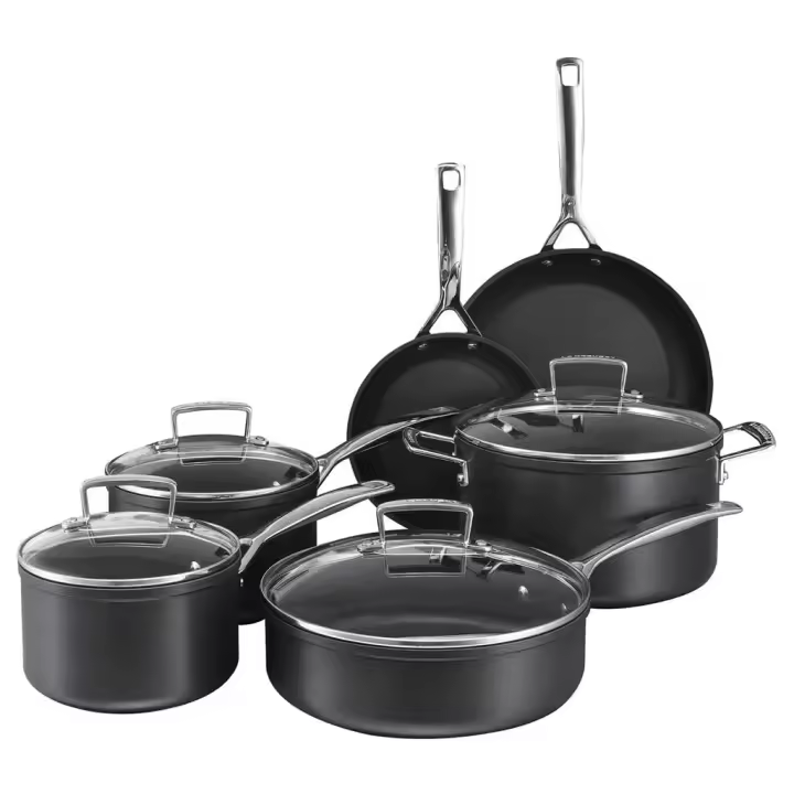 Batería de Cocina Completa de 6 Piezas Le Creuset - Aluminio Forjado con Revestimiento Antiadherente Sin PFOA, Apto para Inducción - 1