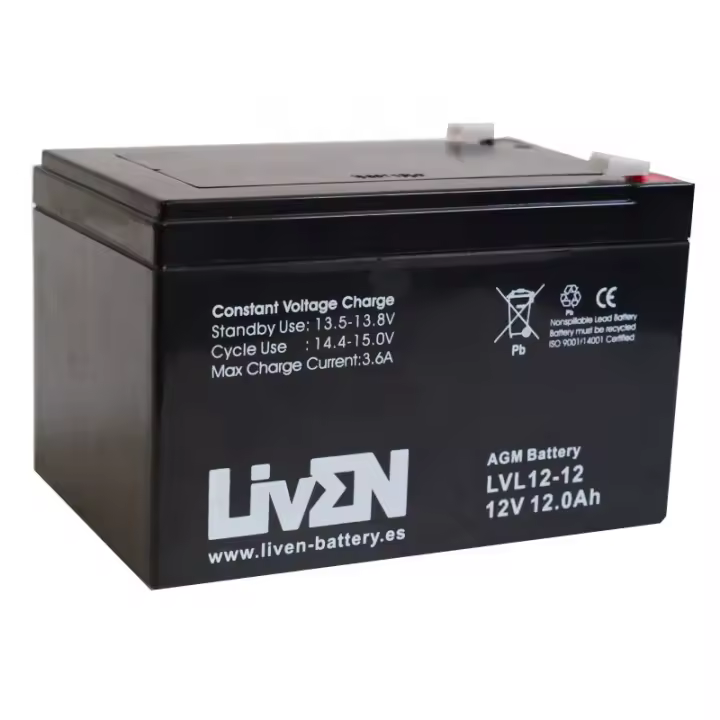 Batería Plomo LIVEN LV12-12 12V 12Ah - 1