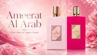 Asdaaf Ameerat Al Arab Prive Rose / Sugar Crown EDP 100 ml – Perfume Mujer Lattafa – Fragancia Dulce, Floral, Frutal, Rosa, Vainilla y Algodón de Azúcar - details 0
