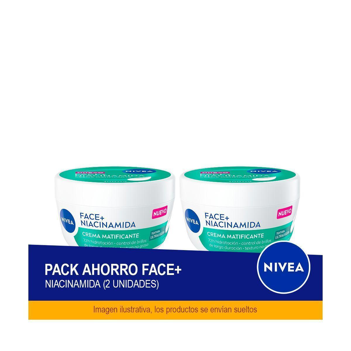 NIVEA FACE+ Pack ahorro - Contiene tarro Niacinamida x 2 unidades