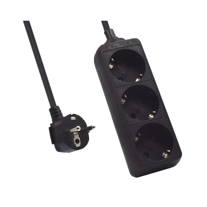 Ewent Ew3959 Regleta 3 tomas Negro - 1