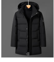 Chaqueta De Plumón De Pato Blanco Para Hombre Chaqueta De Invierno Con Capucha Largo Chaqueta De Plumón De Alta Calidad Tipo De Cierre De Cremallera Estilo Casual - details 22