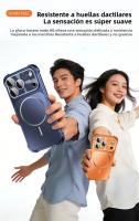 Funda Magnética Para iPhone Con Protector De Cámara Y Carcasa De Silicona Mate Antichoque Compatible Con Magsafe Modelos 13 14 15 16 17 - details 3
