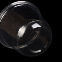 10Pcs Copas De Mousse Desechables De 10Oz Con Tapa Cajas De Plástico Transparentes Para Helado Postre Picnic Jalea Yogur - details 19