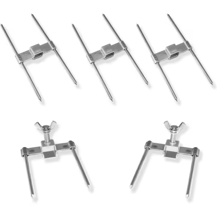 Pinchos de Asador de Pollos de Acero GOLDMAN SERVICE - 1