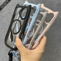 Funda De Teléfono Para iPhone Con Orejas De Gato Transparente Y Magnéticas De Acrílico Con Correa Para Muñeca Compatible Con Modelos 12 13 14 15 16 17 - details 6