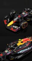 Modelo De Coche De Carreras Bburago F1 RedBull Miami RB19 2023 Aleación De Metal Para Juegos De Juguetes Die Cast 1:43 Max Verstappen - details 6