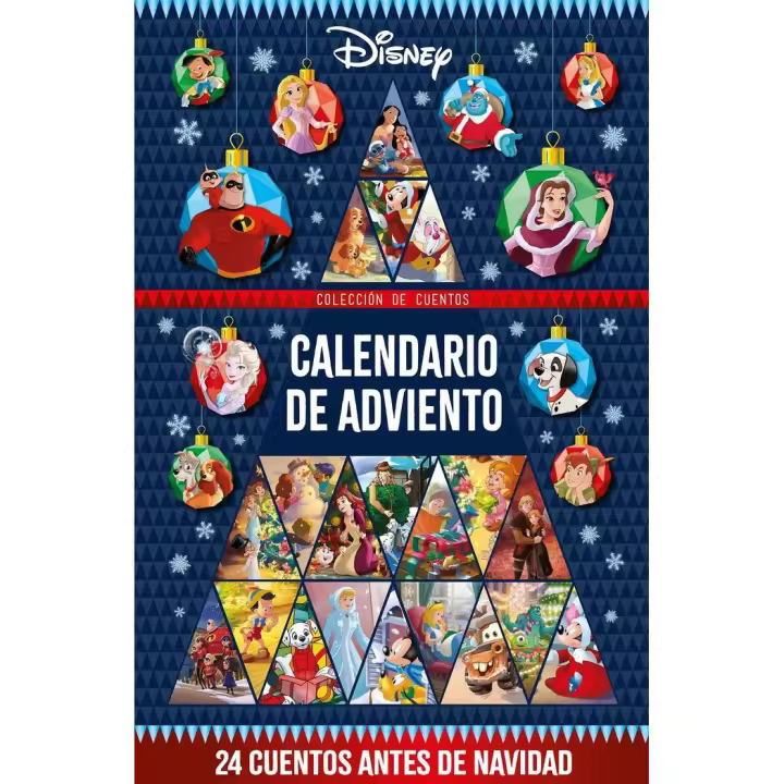 Libro DISNEY CALENDARIO DE ADVIENTO 24 CUENTOS ANTES DE NAVIDAD Editorial LIBROS DISNEY Tapa dura - 1
