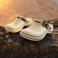 Zapatillas De Hombre EVA Hueco Transpirables Con Correa Ajustable Casual Slip on Duraderas Antideslizantes Para Exterior - details 3