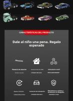 Mini Camión De Transporte De Doble Piso De Aleación Juguete Premium Para Niños Con Acción De Resorte Vehículo De Diversión Y Aventura Infinita - details 1