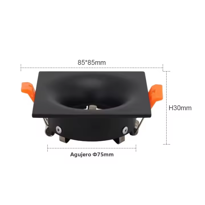 Spotlight LED MR16 Anti-fulgor Instalación En Foso Material De Aluminio Blanco GU10 Integrado Luz LED Eficiente Para Dormitorio - 1