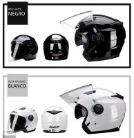 Casco De Motocicleta Vintage Con Lente Doble Para Karts Scooters Y Vans Protección Abs Unisex Adecuado Para Todas Las Estaciones - details 11