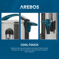 AREBOS Dispensador de Bebidas Calientes 8,8 L máquina de vino caliente 950 W - details 13