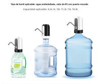Bomba De Agua Automática Eléctrica USB Recargable Dispensador De Bebida Con Interruptor Automático Para Botella - details 14