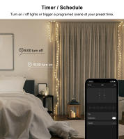 Luz De Fairy Globe Inteligente WiFi BLE 33 Bulbs Para Exterior RGB Decoración De Jardín Y Boda Con Control Por Alexa Google - details 6