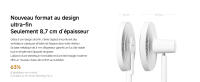 Oficial | Mijia Smart Standing Fan Pro Slim, Diseño ultradelgado, Fácil de guardar, Funcionamiento con control remoto o táctil, Compatible con carga portátil Type-C - details 3
