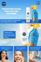 NIVEA SUN Pack ahorro - Contiene UV Face 2in1 Daily Serum Facial FP50+ 30ml + Spray Pistola Protege & Broncea FP50 270ml - details 0