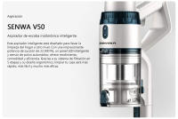 SENWA Aspiradora Sin Cable V50, Ligera y Multifuncional, Ajuste Inteligente de Potencia, Batería de Larga Duración - details 0