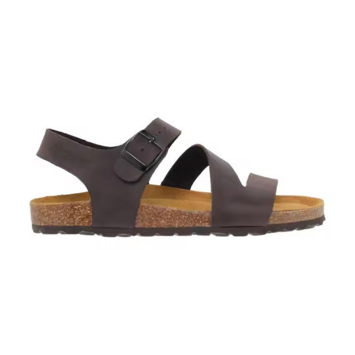 Sandalias Bio de piel marrones by Casual Piel Piel Bio de Piel - 1