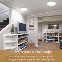 Lámpara De Techo LED Ultrafina 37cm 3 Colores Luz Interior Para Decoración De Habitaciones Cocina Dormitorio Sala De Estar Baño - details 7