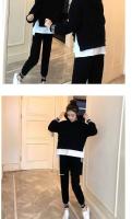 Conjunto De Pantalones Y Suéter Casual Para Mujer Talla Grande Estilo Coreano Moda Primavera Otoño 2026 Dos Piezas - details 1