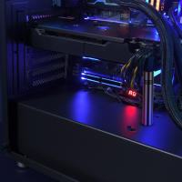 Soporte De Tarjeta Gráfica GPU Vertical Aluminio Telescopio Giratorio Soporte Para Tarjetas De Video Montaje En Armario De PC Accesorio De Computadora - details 8