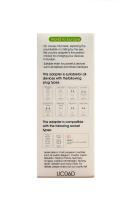 ACCETEL UC06D Adaptador Enchufe Mundial Múltiple UK / AU / US a Europeo , 2 UNIDADES - details 1