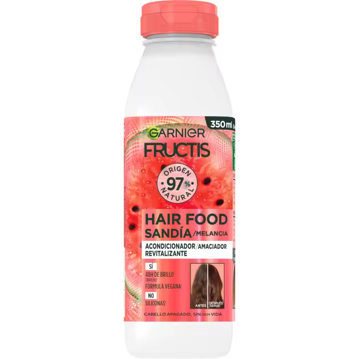 GARNIER Fructis Hair Food Sets de Sandía Revitalizante para Cabello apagado, sin vida. - 1