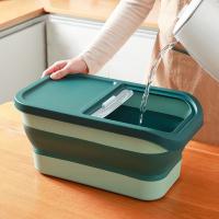 Contenedor De Almacenamiento Para Alimentos Para Perros Y Gatos 13/33LB Caja Seca Para Alimentos Para Mascotas Con Tapa Airtight Y Selladora Para Cocina Grano De Arroz - details 5