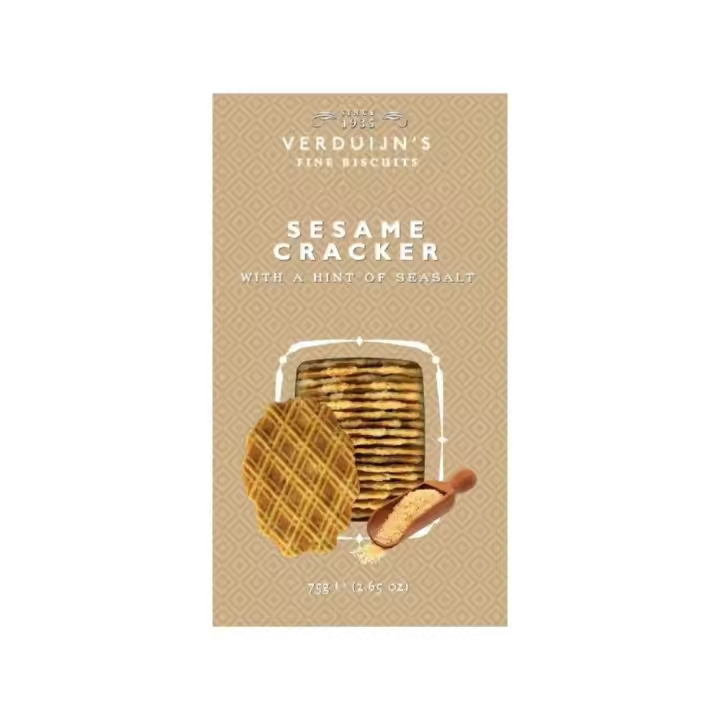 Crackers Sésamo y Sal - Verduijn's 75gr. Holanda 75 cl. º - 1