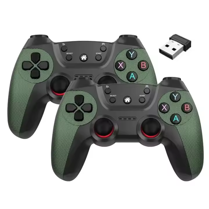 Controlador De Juego Inalámbrico BOYHOM Para Linux/Android Teléfono Para Caja De Juego Cargador De Stick Juego PC Smart TV 2.4G Gamepad Joystick - 1