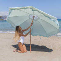 Flamingueo Sombrilla Jardin Sombrilla Terraza Exterior Parasol Terraza Sombrillas Jardin Grandes Sombrilla Proteccion UPF 50+ (220 x 225 cm) - details 3