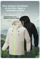 Chaqueta De Trabajo Funcional Para Hombre Americana Impermeable Y a Prueba De Viento Para Montañismo Al Aire Libre En Primavera Y Otoño - details 1