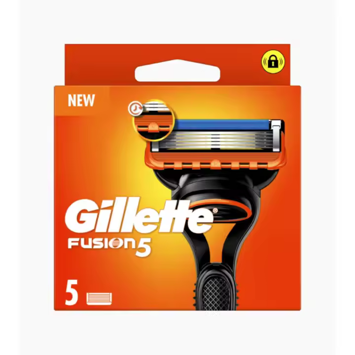 GILLETTE Recambios para maquinilla de afeitar Fusion5 para él estuche 5 unidades / Unidad - 1