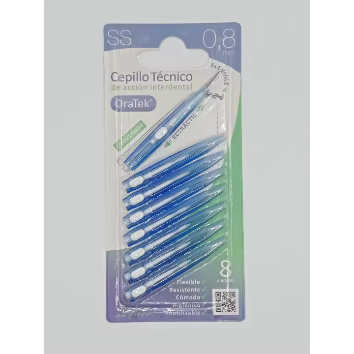 CEPILLO INTERDENTAL RETRACTIL Oratek - Para una higiene bucal precisa - BLISTER - 1