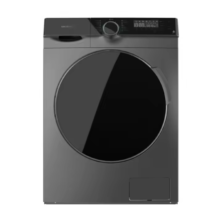 Cecotec Lavadora 12 Kg Carga Frontal Bolero DressCode 121000 Steel. 1400 rpm mximas Regulables, 2000 W, Motor Inverter Plus - 1