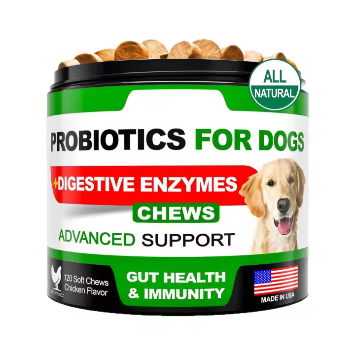 Suplemento probiótico premium para mascotas – Equilibra la flora intestinal, mejora la digestión y fortalece las defensas - 1