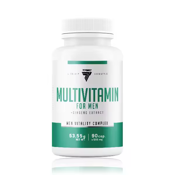 TREC NUTRITION - MULTIVITAMINICO PARA HOMBRE - CON EXTRACTO DE GINSENG - 90 CAPS - 1